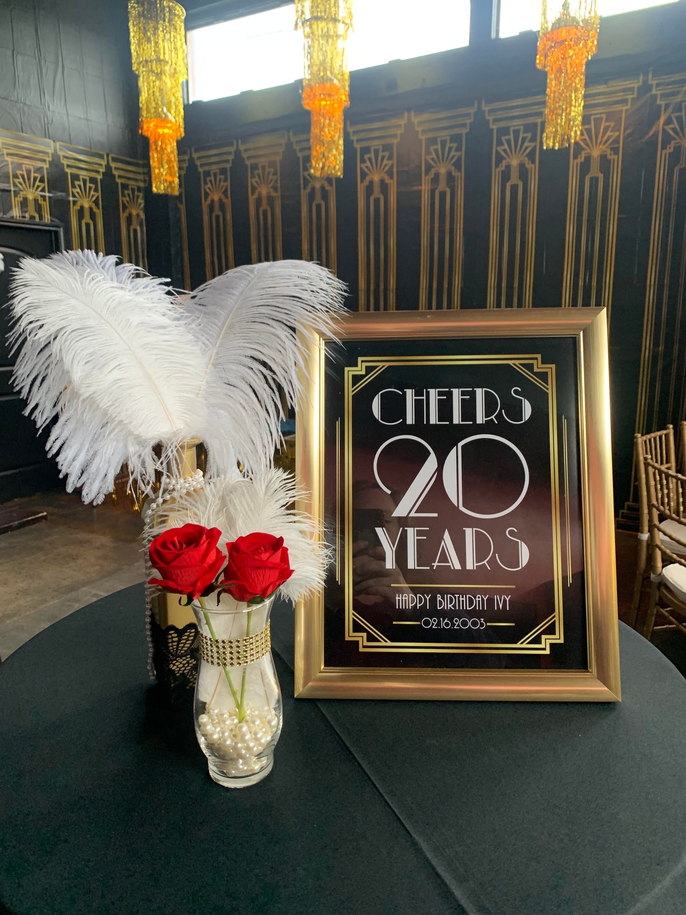 Great Gatsby Roaring 20's | Epic Balloons by Vanessa 520-990-9358, image size:2400x3200